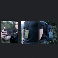 Nillkin CamShield Armor Pro Magnetic Case iPhone 14 Pro Magnetic MagSafe Dark Green hind ja info | Telefonide kaitsekaaned ja -ümbrised | hansapost.ee