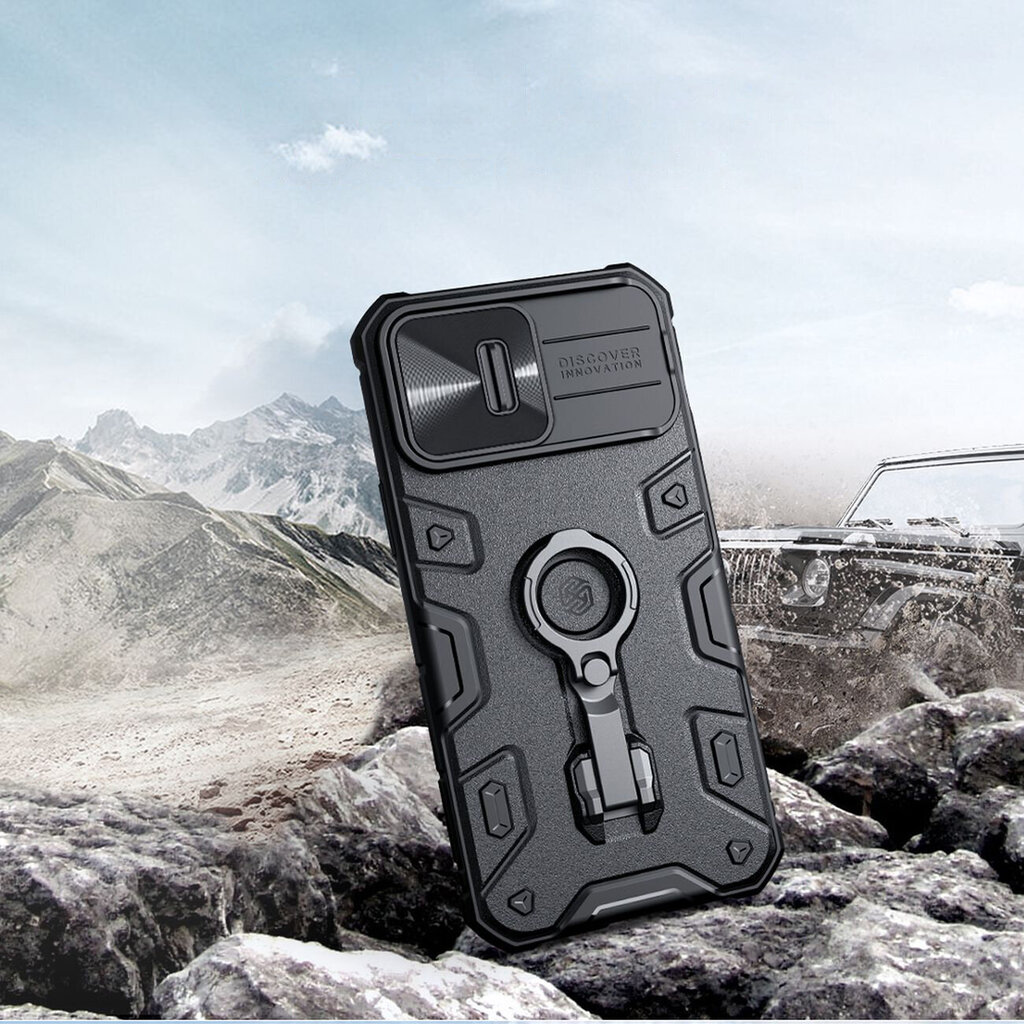 Nillkin CamShield Armor Pro Magnetic iPhone 14 Pro Magnetic MagSafe blue hind ja info | Telefonide kaitsekaaned ja -ümbrised | hansapost.ee