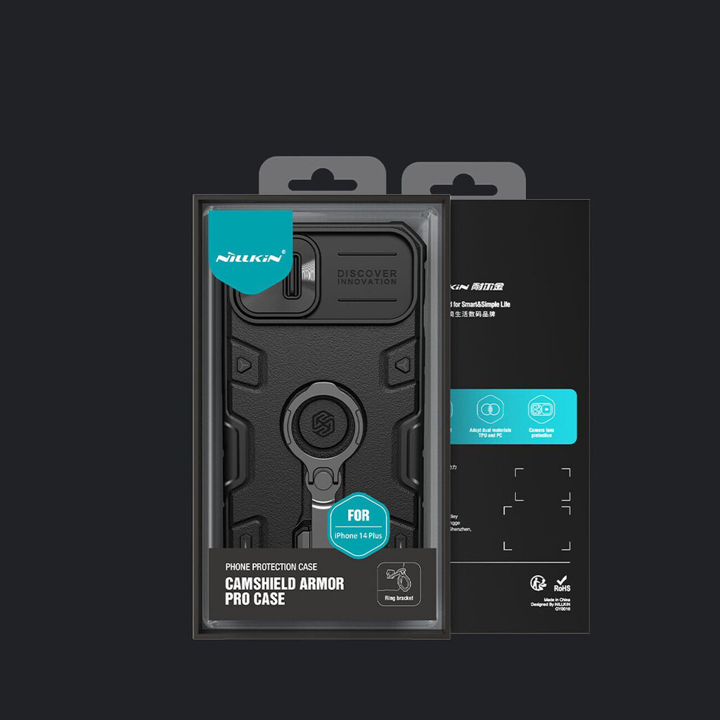 Nillkin CamShield Armor Pro iPhone 14 Plus Blue hind ja info | Telefonide kaitsekaaned ja -ümbrised | hansapost.ee