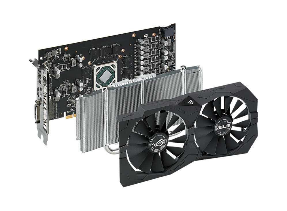 Asus ROG Strix Radeon RX 560 4GB GDDR5 (90YV0HV0-M0NA00) цена и информация | Videokaardid | hansapost.ee