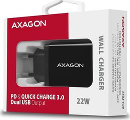 Axagon ACU-PQ22 цена и информация | Зарядные устройства для телефонов | hansapost.ee
