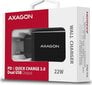 Axagon ACU-PQ22 цена и информация | Laadijad mobiiltelefonidele | hansapost.ee