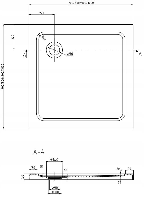 Dušikabiin Mexen Rio F alus ja sifooniga, 70x70,80x80,90x90cm, kuld/poolmatt+valge/kuld цена и информация | Dušikabiinid | hansapost.ee