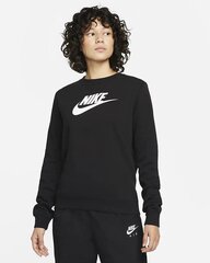 Nike naiste dressipluus NSW CLUB FLC GX STD CREW, must цена и информация | Спортивная одежда женская | hansapost.ee