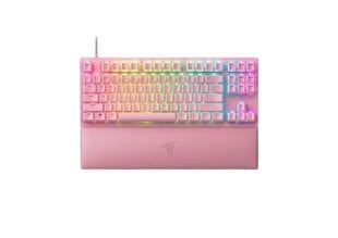 Razer Huntsman V2 Tenkeyless, Red Switch, Quartz, US цена и информация | Клавиатуры | hansapost.ee