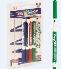 Набор маркеров, Carioca, 1,0-2,8 мм, 4 шт. цена и информация | Канцелярские товары | hansapost.ee