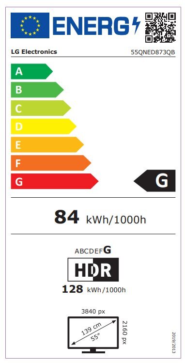 LG 55QNED873QB цена и информация | Televiisorid | hansapost.ee