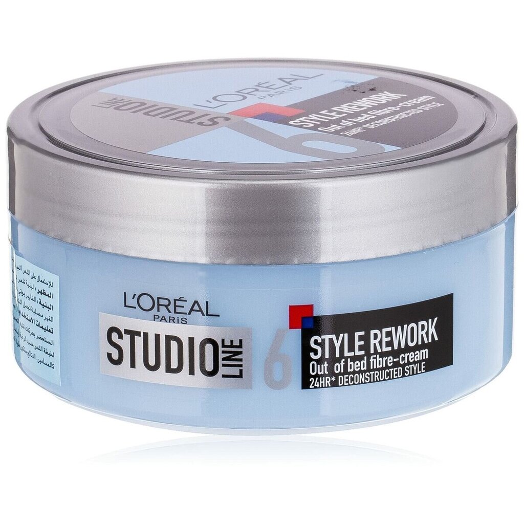 Modelleeriv kreem Fibrous Hair Studio Line (Style Rework Out Of Bed Fibre Cream) 150 ml hind ja info | Juuste viimistlusvahendid | hansapost.ee
