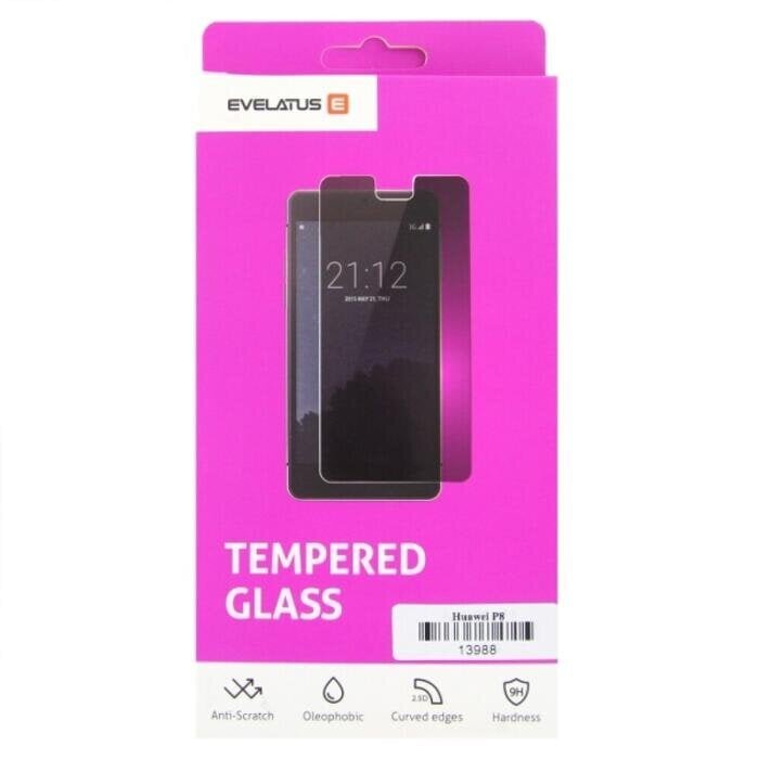 Evelatus karastatud klaas Huawei P8 jaoks цена и информация | Ekraani kaitseklaasid ja kaitsekiled | hansapost.ee