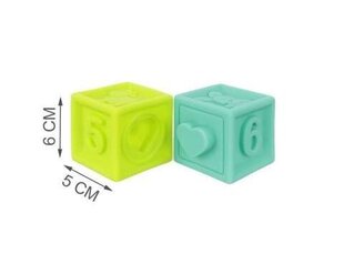 Мягкие блоки, цветные, 10 шт. цена и информация | Игрушки для малышей | hansapost.ee