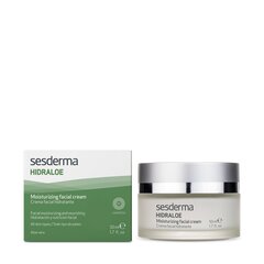 Niisutav näokreem Sesderma Hidraloe Moisturizing Facial Cream, 50ml hind ja info | Näokreemid | hansapost.ee