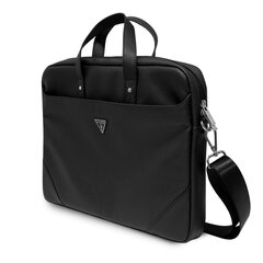 Guess SaffianoTriangle Logo Computer Bag 15/16" Black цена и информация | Рюкзаки, сумки, чехлы для компьютеров | hansapost.ee