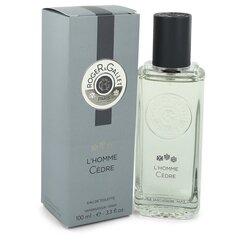 Meeste parfüüm L'Homme Cèdre Roger & Gallet EDT (100 ml) (100 ml) hind ja info | Parfüümid meestele | hansapost.ee