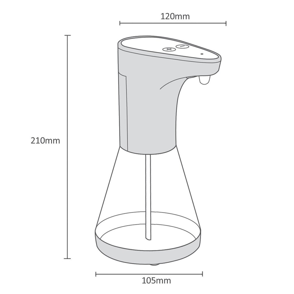 ProMedix PR-530 for safe hygiene and disinfection of your hands hind ja info | Vannitoa aksessuaarid | hansapost.ee