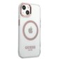 Guess Transparent MagSafe Compatible Case for iPhone 13 Pink цена и информация | Telefonide kaitsekaaned ja -ümbrised | hansapost.ee