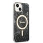 Guess Marble MagSafe Compatible Case + Wireless Charger for iPhone 14 Black цена и информация | Telefonide kaitsekaaned ja -ümbrised | hansapost.ee