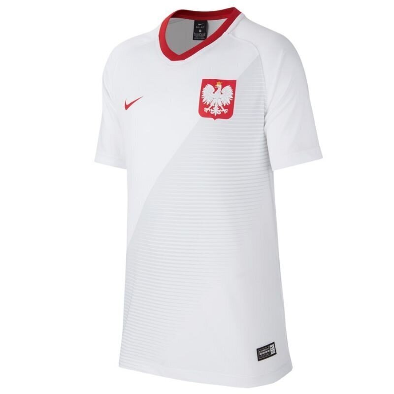 Spordi T-särk Nike Poland Breathe Top Home Jr 894013 100, valge цена и информация | Spordiriided meestele | hansapost.ee