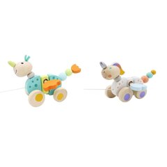 Деревянная игрушка DKD Home Decor, 2 шт цена и информация | Игрушки для малышей | hansapost.ee