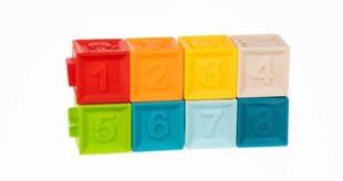 Мягкие сенсорные блоки - комплект цена и информация | Развивающие игрушки для детей | hansapost.ee