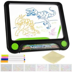 Волшебная доска для рисования для детей Magic Drawing Pad LED, ручка + тряпочка для протирания доски цена и информация | Развивающие игрушки для детей | hansapost.ee