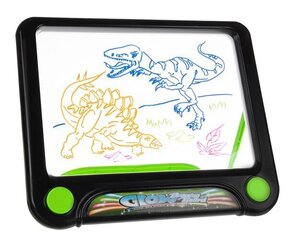 Волшебная доска для рисования для детей Magic Drawing Pad LED, ручка + тряпочка для протирания доски цена и информация | Развивающие игрушки для детей | hansapost.ee