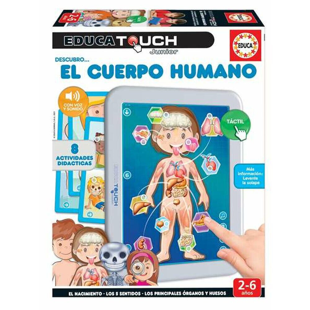 Interaktiivne tahvel lastele Educa Educa Touch Junior: El Cuerpo Humano hind ja info | Arendavad laste mänguasjad | hansapost.ee