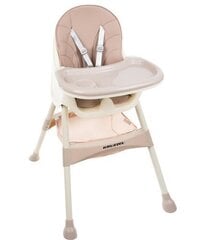 Детский стульчик 3в1, светло-розовый цена и информация | Стульчики для кормления | hansapost.ee