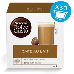 Nescafe Dolce Gusto Cafe au Lait 30 tükki Kohv kapslites hind ja info | Kohv ja kakao | hansapost.ee