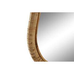 Настенное зеркало DKD Home Decor, коричневый ротанг (39 x 2 x 68 см) цена и информация | Зеркала | hansapost.ee