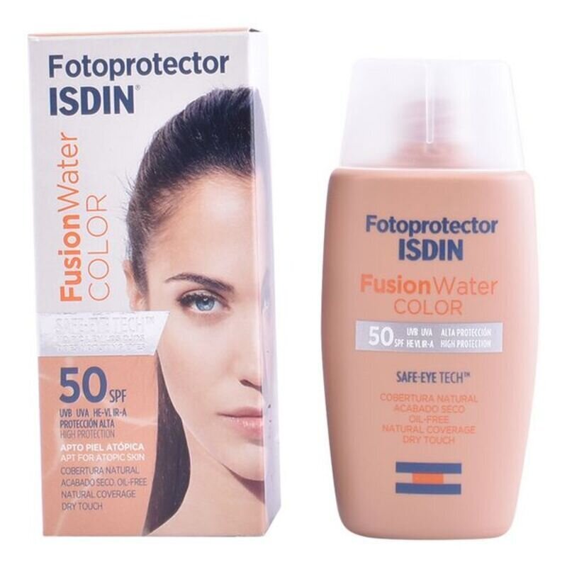 Päikeseblokeerija Fusion Water Isdin Spf 50 (50 ml) цена и информация | Päikesekaitse ja päevitusjärgsed kreemid | hansapost.ee