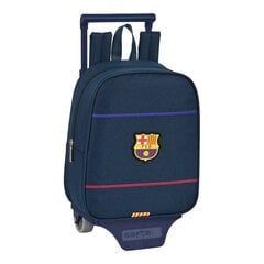 Ratastega koolikott F.C. Barcelona Sinine (22 x 28 x 10 cm) hind ja info | Koolikotid ja seljakotid | hansapost.ee