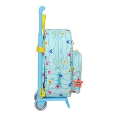 Ratastega koolikott Baby Shark Beach Day Helesinine (22 x 28 x 10 cm) цена и информация | Школьные рюкзаки, спортивные сумки | hansapost.ee