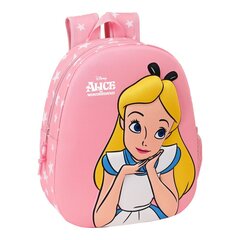 3D-kooliseljakott Disney Alice in Wonderland Roosa hind ja info | Koolikotid ja seljakotid | hansapost.ee