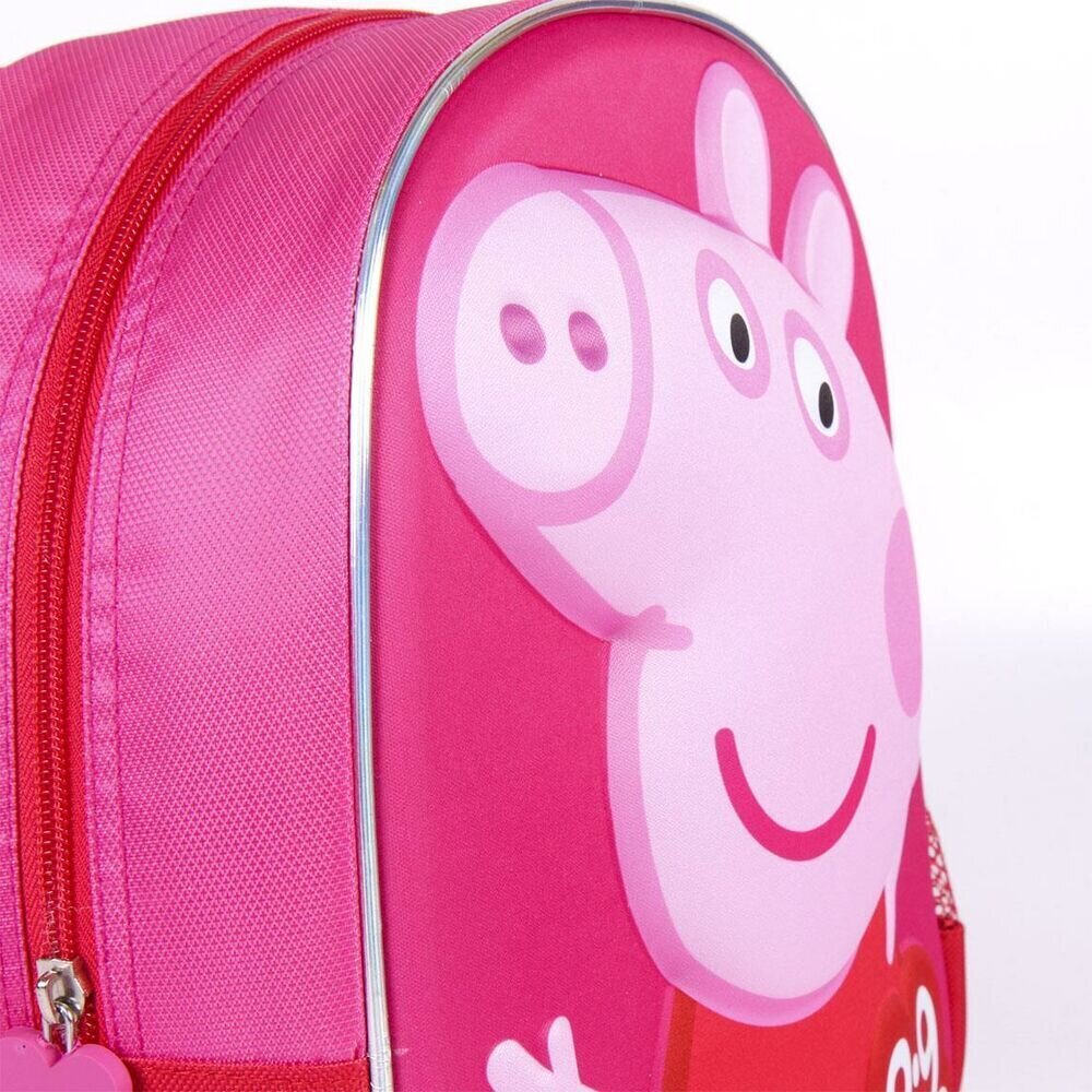 Kooliseljakott Peppa Pig Roosa (25 x 31 x 10 cm) цена и информация | Koolikotid ja seljakotid | hansapost.ee