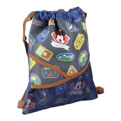 Laste seljakott Mickey Mouse Sinine (27 x 33 x 1 cm) hind ja info | Koolikotid ja seljakotid | hansapost.ee