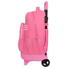 Школьный рюкзак с колесиками BlackFit8 Glow up, розовый (33 x 45 x 22 см) цена и информация | Blackfit8 Товары для школы | hansapost.ee