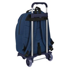 Школьный рюкзак с колесиками BlackFit8 Urban, чёрный / тёмно-синий (32 x 42 x 15 см) цена и информация | Школьные рюкзаки, спортивные сумки | hansapost.ee