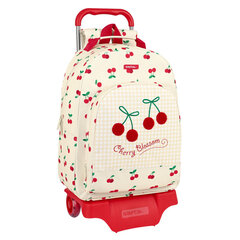 Школьный рюкзак с колесиками Safta Cherry, бежевый (32 x 42 x 15 см) цена и информация | Школьные рюкзаки, спортивные сумки | hansapost.ee
