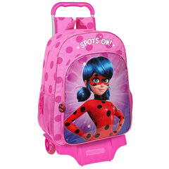 Ratastega koolikott Lady Bug Fuksiaroosa (33 x 42 x 14 cm) hind ja info | Koolikotid ja seljakotid | hansapost.ee