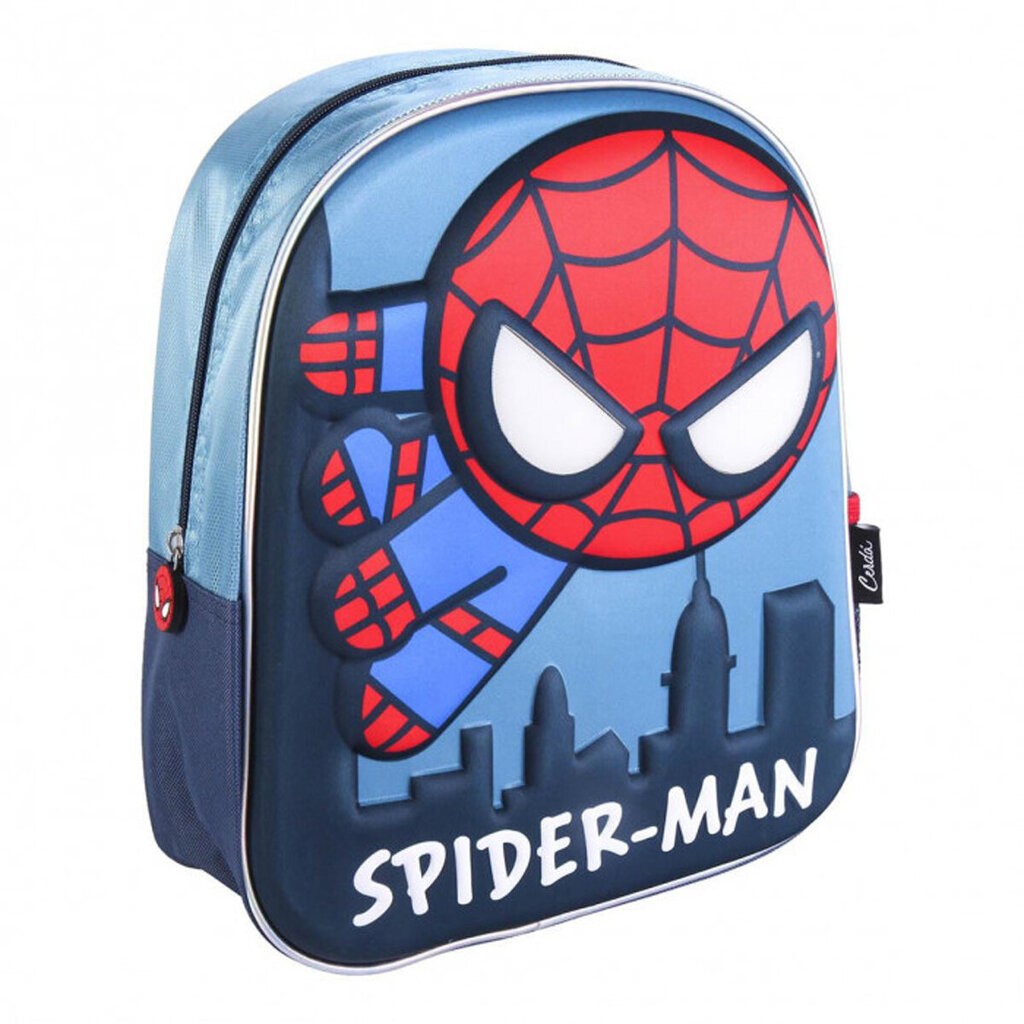 Koolikott Spiderman Sinine (25 x 31 x 10 cm) hind ja info | Koolikotid ja seljakotid | hansapost.ee