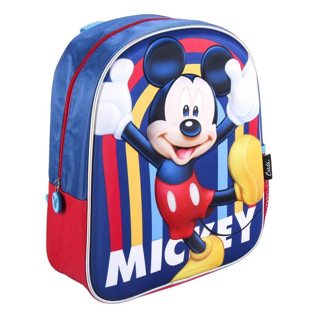 Koolikott Mickey Mouse Tumesinine (25 x 31 x 10 cm) цена и информация | Koolikotid ja seljakotid | hansapost.ee