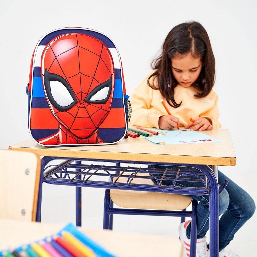 Koolikott Spiderman Punane (25 x 31 x 10 cm) hind ja info | Koolikotid ja seljakotid | hansapost.ee