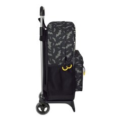 Школьный рюкзак с колесиками Batman Hero, чёрный, 30 x 43 x 14 cм цена и информация | Школьные рюкзаки, спортивные сумки | hansapost.ee