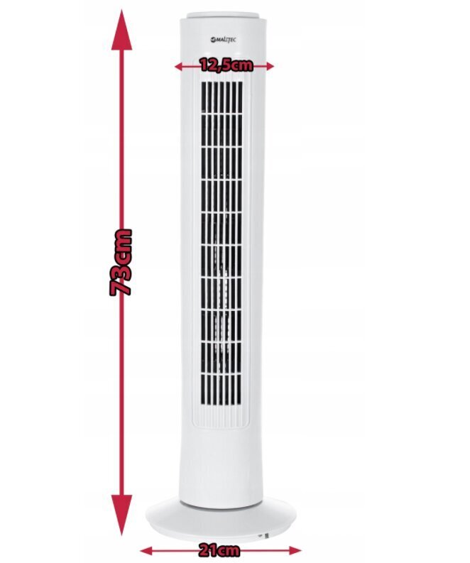 Tornventilaator Maltec WK120WT hind ja info | Ventilaatorid | hansapost.ee