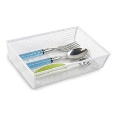 Söögiriistade Organiseerija Confortime Metall Valge (21,8 x 15,24 x 5,2 cm) цена и информация | Столовые и кухонные приборы | hansapost.ee