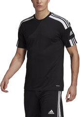 Футболка мужская Adidas Squad 21 Jsy Ss Black GN5720/M, черная цена и информация | Мужские футболки | hansapost.ee