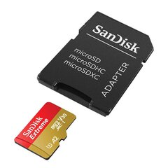 Карта памяти SANDISK EXTREME microSDXC 512 ГБ 190/130 МБ/с UHS-I U3 (SDSQXAV-512G-GN6MA) цена и информация | Карты памяти для фотоаппаратов | hansapost.ee