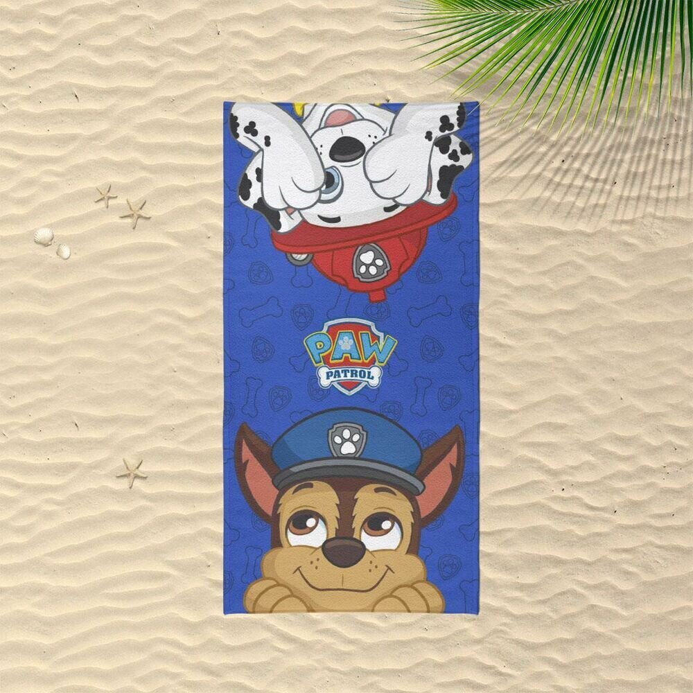 Rannarätik The Paw Patrol Sinine (70 x 140 cm) hind ja info | Rätikud ja saunalinad | hansapost.ee