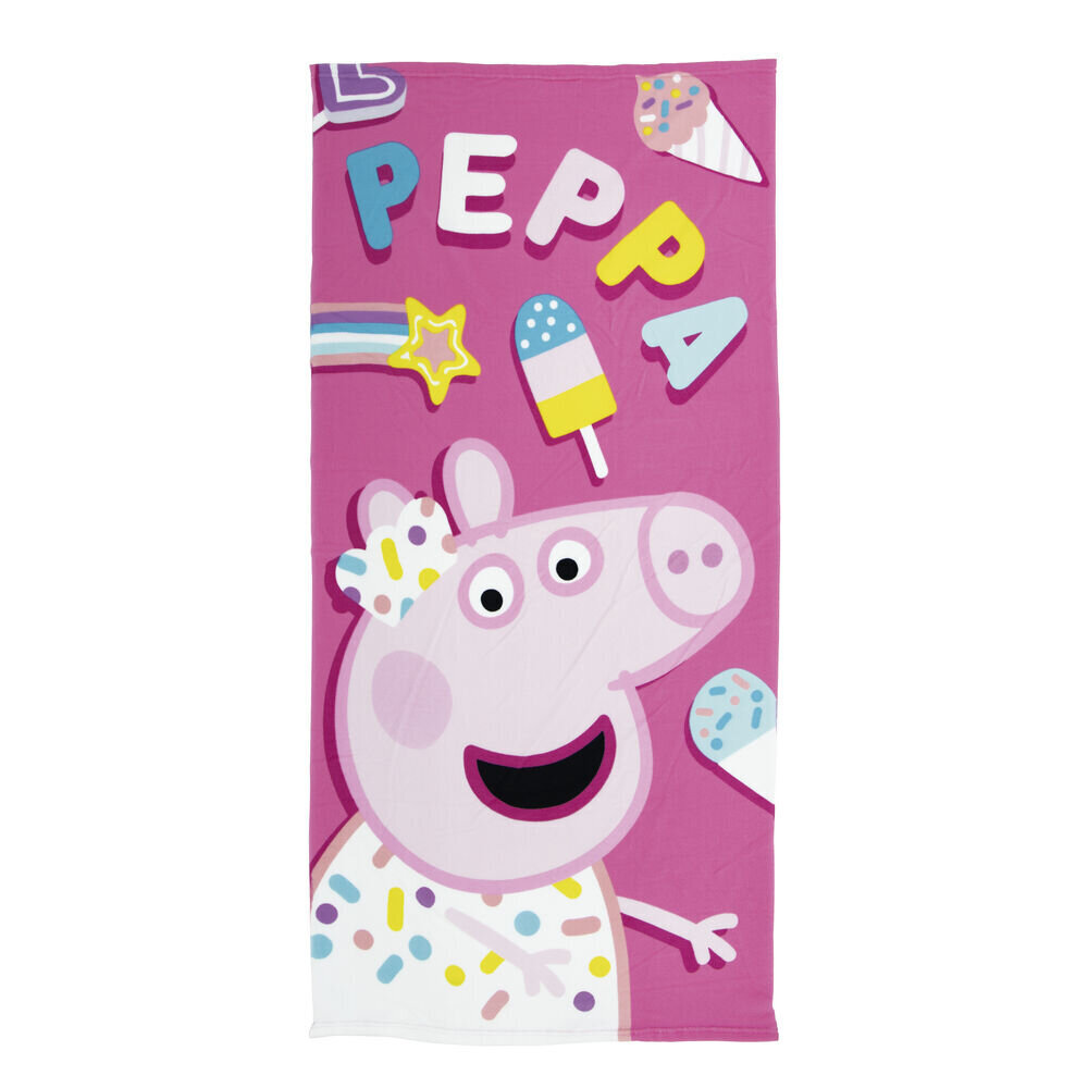 Vannilina Peppa Pig Cozy nurk (70 x 140 cm) S4306496 hind ja info | Rätikud ja saunalinad | hansapost.ee