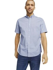 Tom Tailor мужская рубашка, голубой-белый 907152663 цена и информация | Мужские рубашки | hansapost.ee